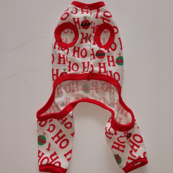 3PC set of pet clothes - Sweater, Dress, Christmas Long Johns Size XS for all - Picture 8 of 10